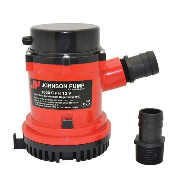 [7.100.218] Johnson lensidæla 1600 GPH 12V